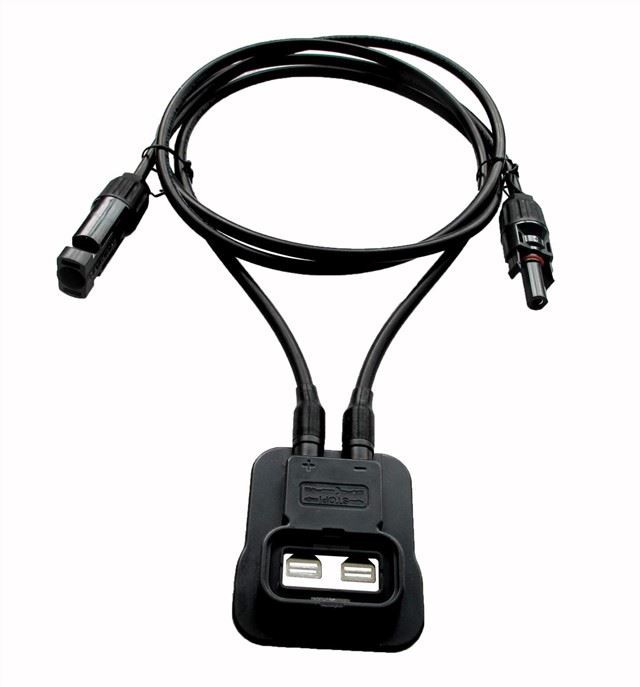 Fleksible solcellepaneler IP67 -koblingsboks