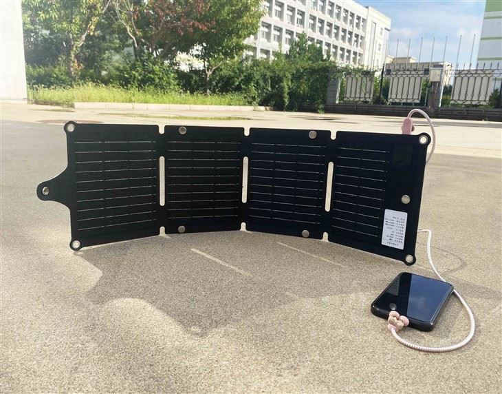 Foldning af solcellepanel 20W