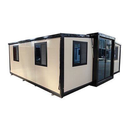 Dobbeltvinge foldede containerhus